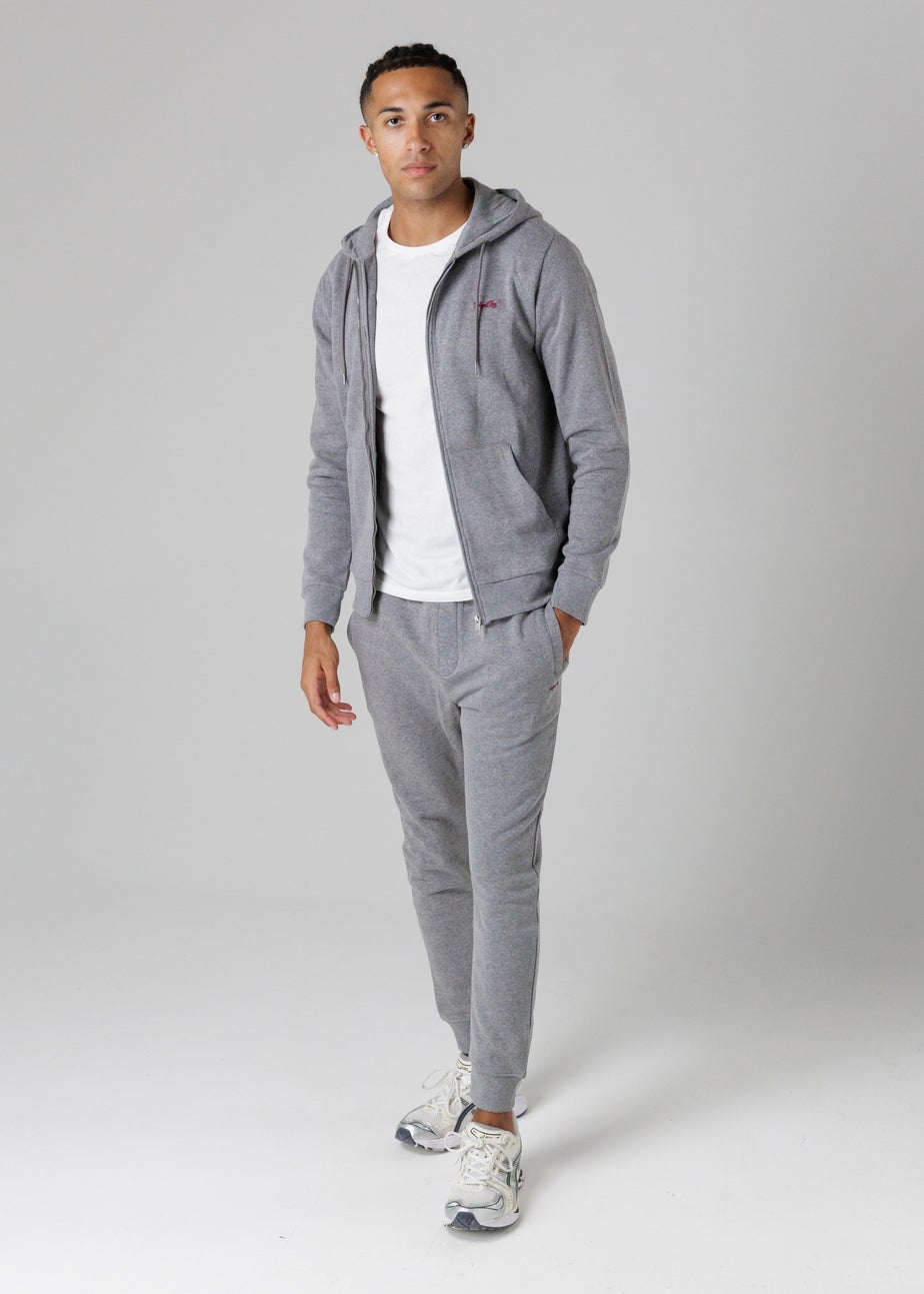 Tokyo Laundry Burgundy Cotton Blend Hoody & Jogger Set