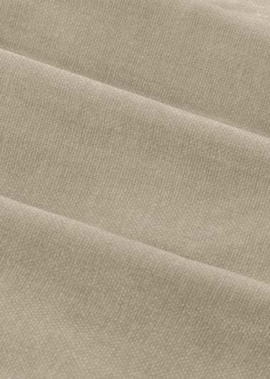 Yard Heavy Chenille Velvet Room Darkening Eyelet Curtain Pair Linen