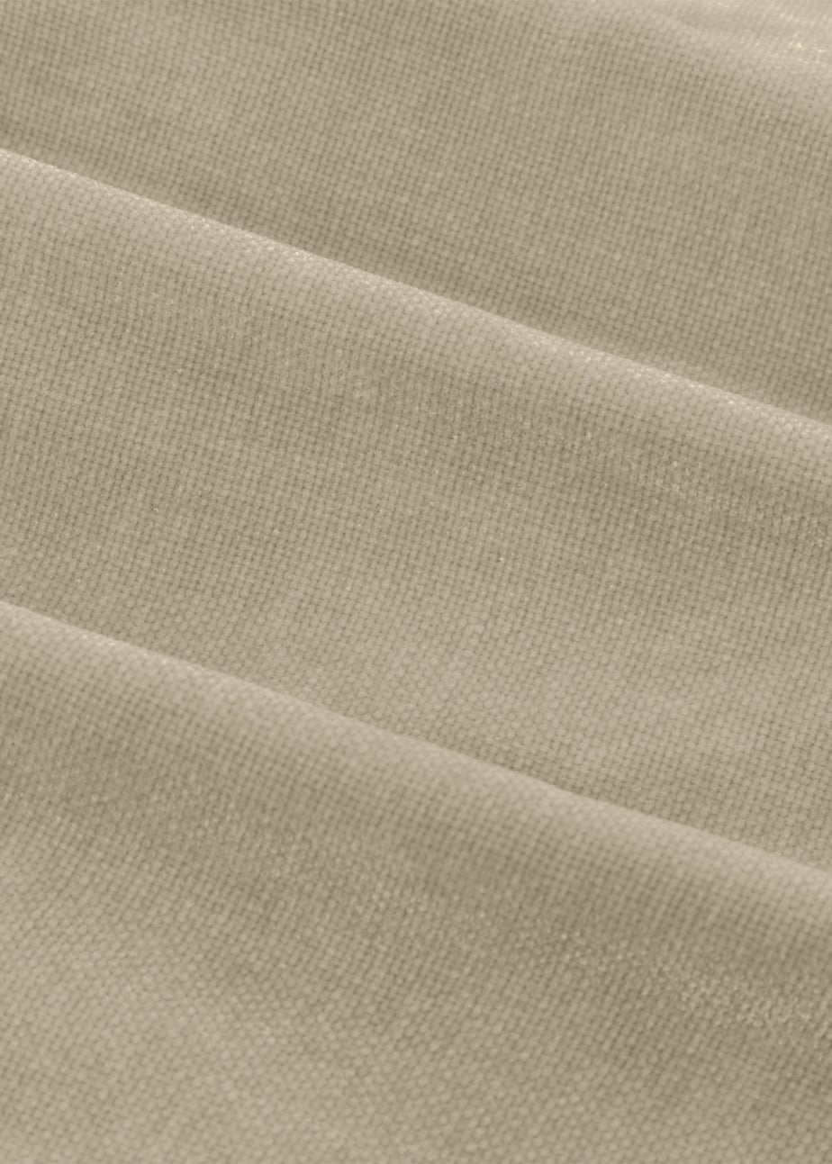 Yard Heavy Chenille Velvet Room Darkening Eyelet Curtain Pair Linen