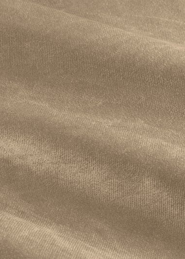 Furn The Ultimate Velvet Room Darkening Pencil Pleat Curtain Pair Mocha