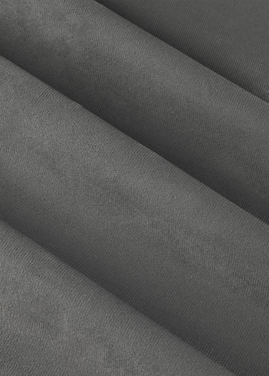 Furn The Ultimate Velvet Room Darkening Eyelet Curtain Pair Charcoal