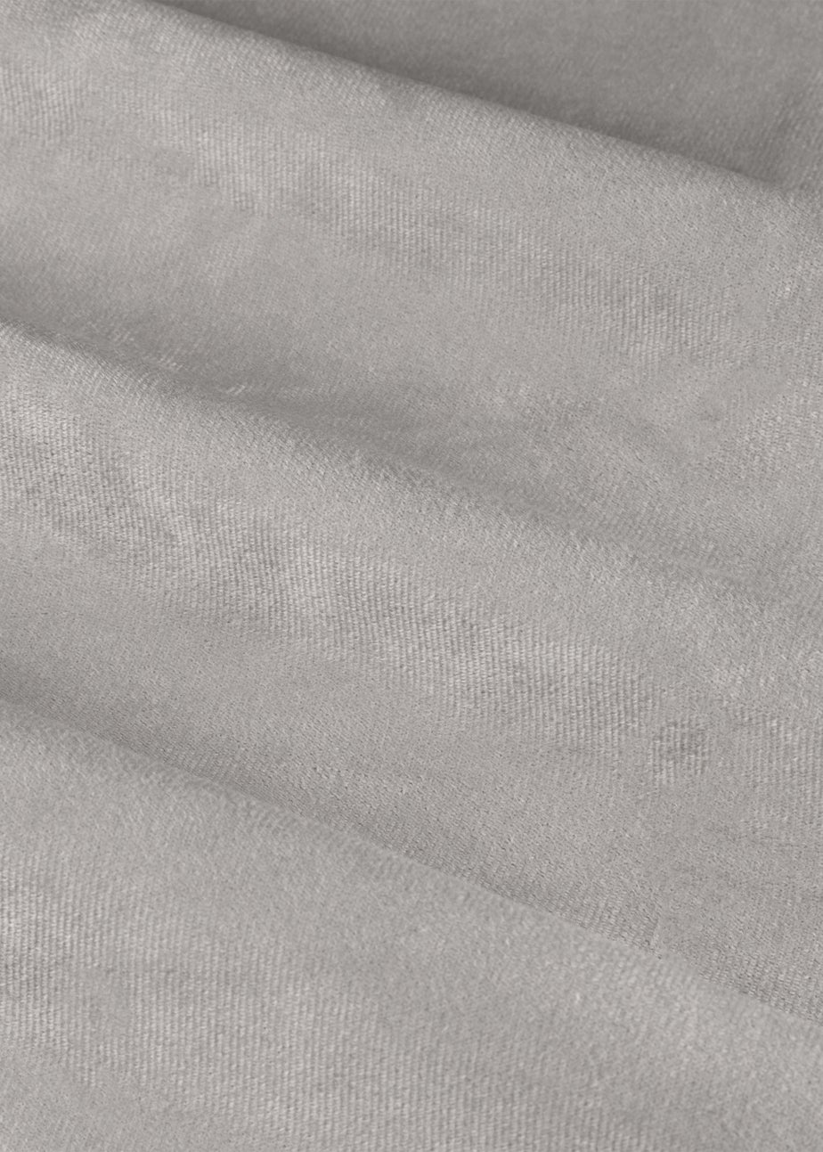 Furn The Ultimate Velvet Room Darkening Eyelet Curtain Pair Silver