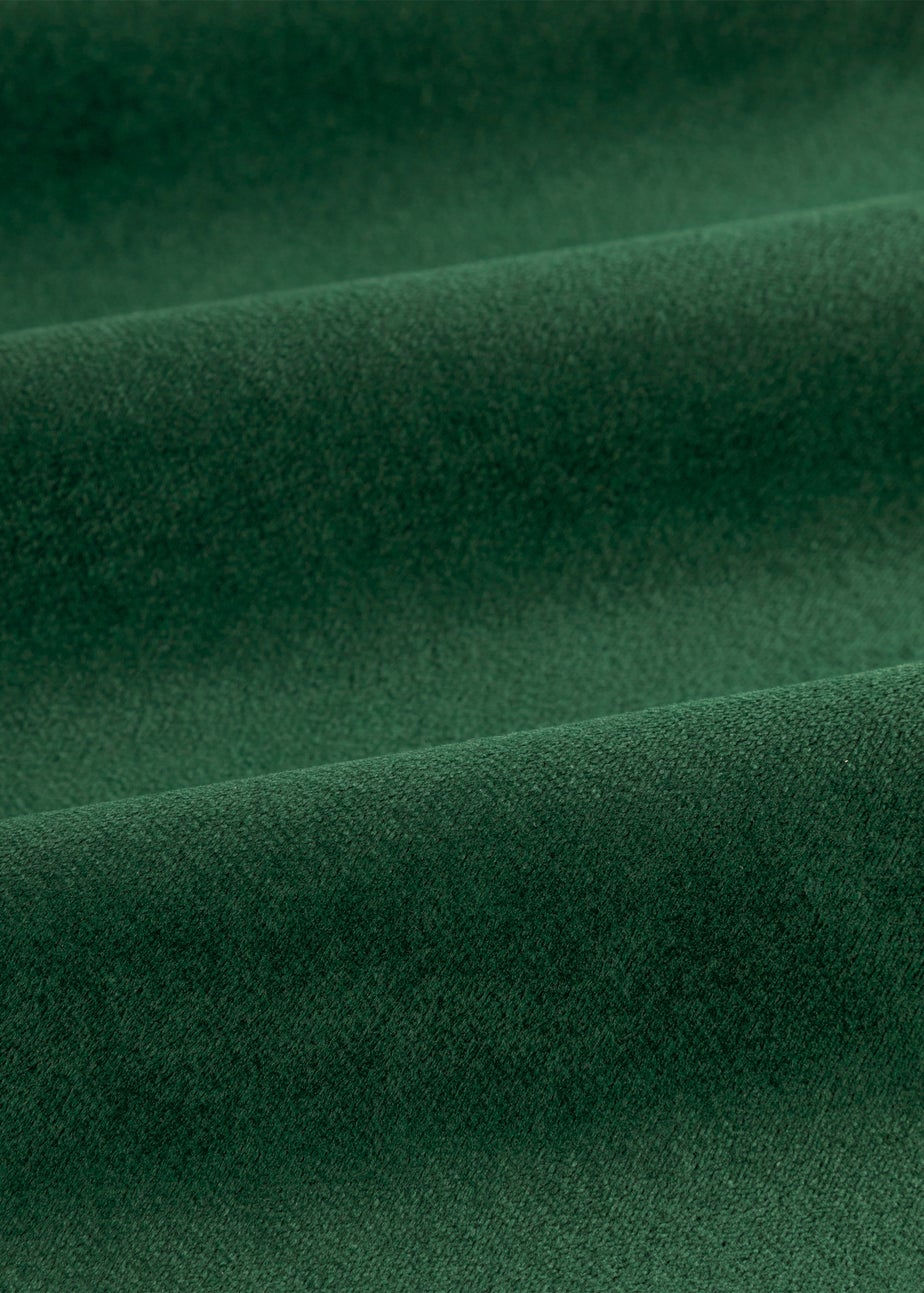 Furn The Ultimate Velvet Room Darkening Eyelet Curtain Pair Emerald