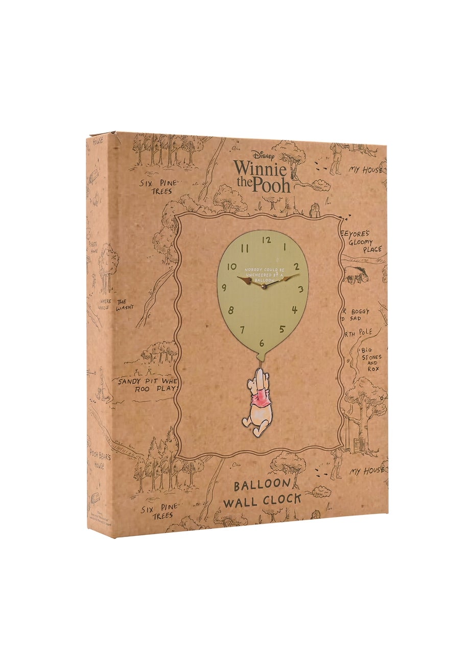 Disney Winnie The Pooh Balloon Wall Clock