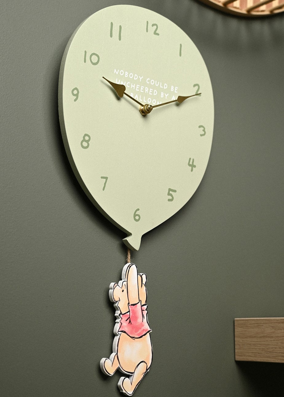 Disney Winnie The Pooh Balloon Wall Clock