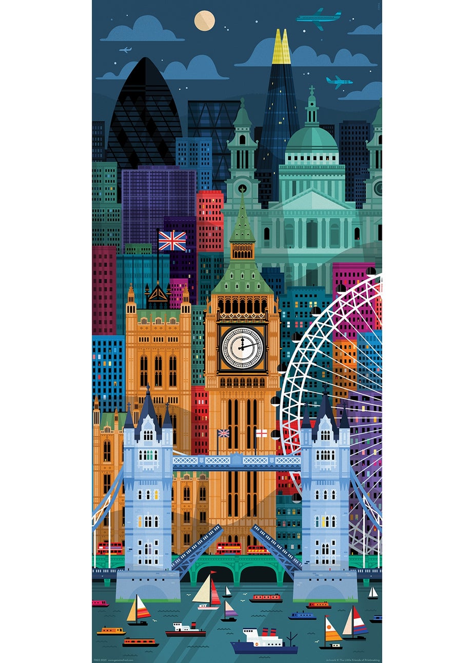 Fred London Multi-coloured Puzzle 1000pc