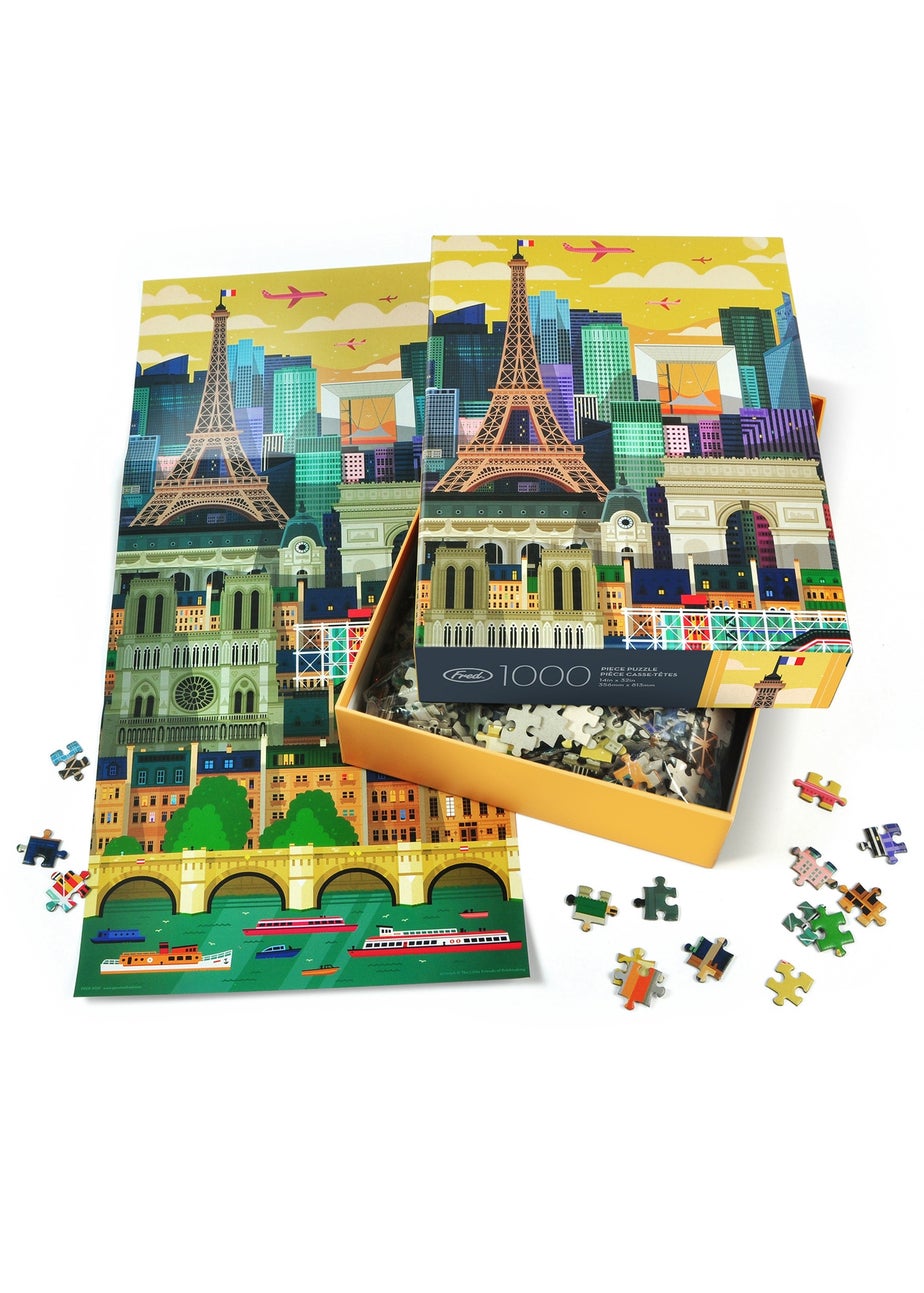 Fred Multi-coloured Paris Puzzle 1000pc
