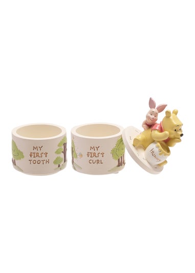 Disney Winnie The Pooh Resin Tooth And Curl Trinket Box Set