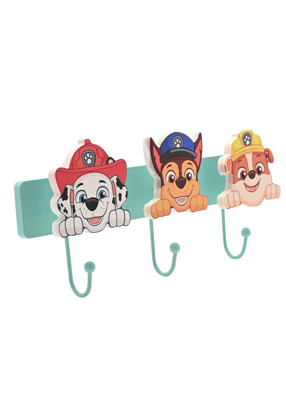 Paw Patrol Turqouise Wooden Wall Hook