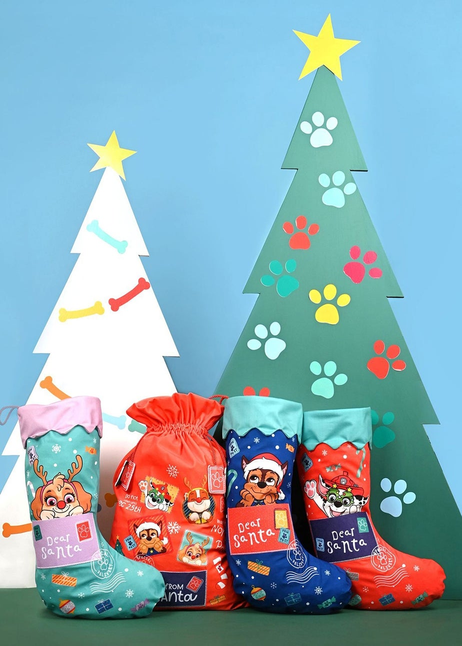 Paw Patrol Red Multi Character Christmas Sack