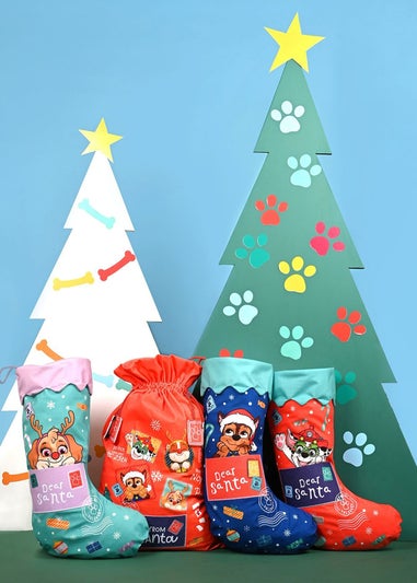 Paw Patrol Red Multi Character Christmas Sack