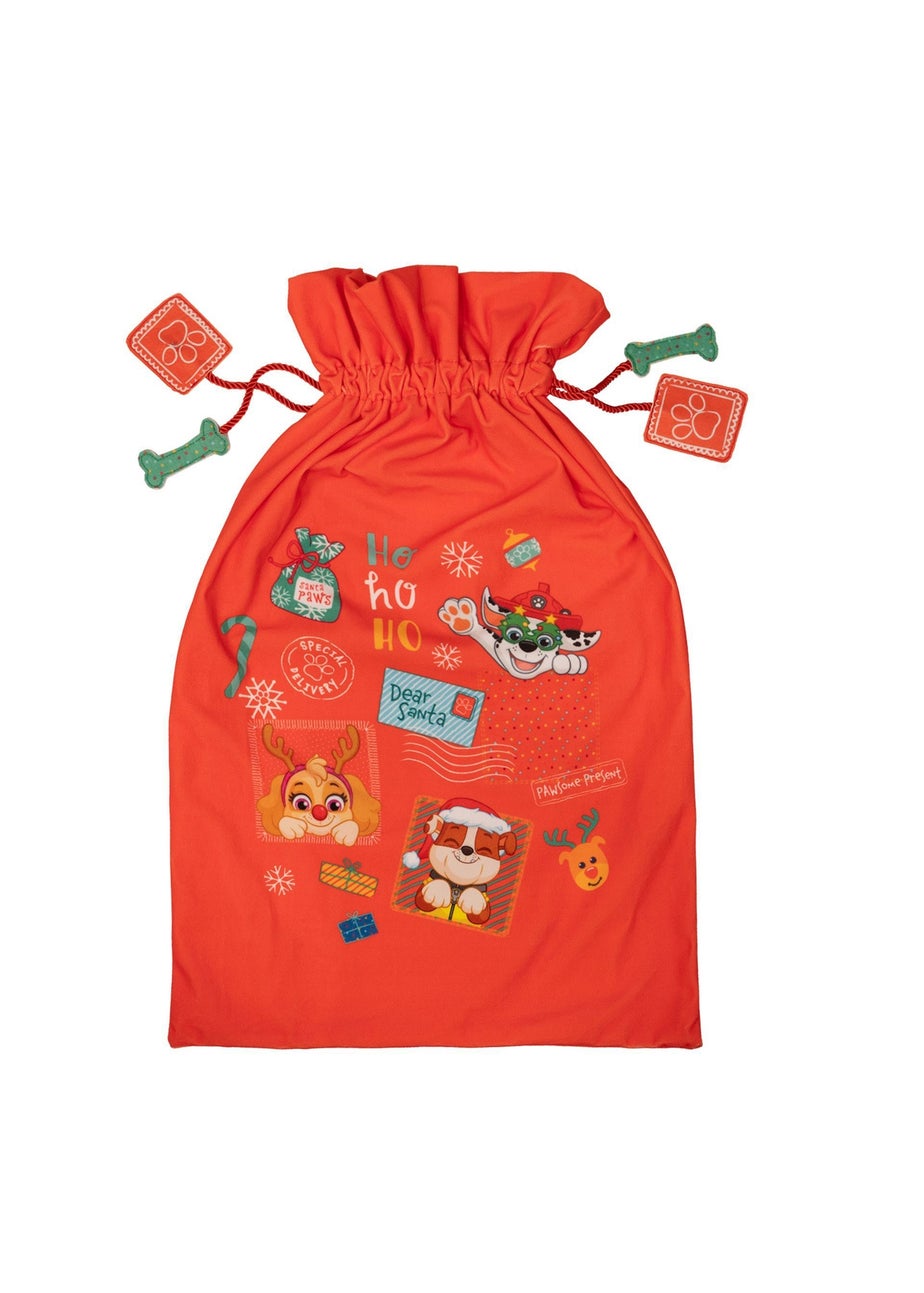 Paw Patrol Red Multi Character Christmas Sack