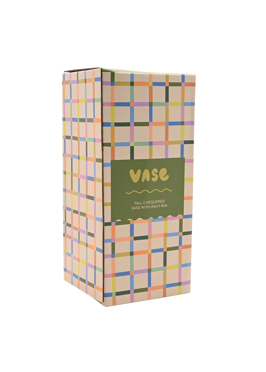 Raspberry Blossom Multi Coloured Vase