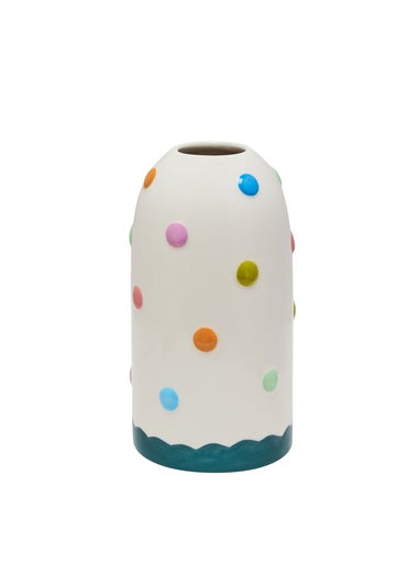 Raspberry Blossom Bobble Multi Coloured Vase