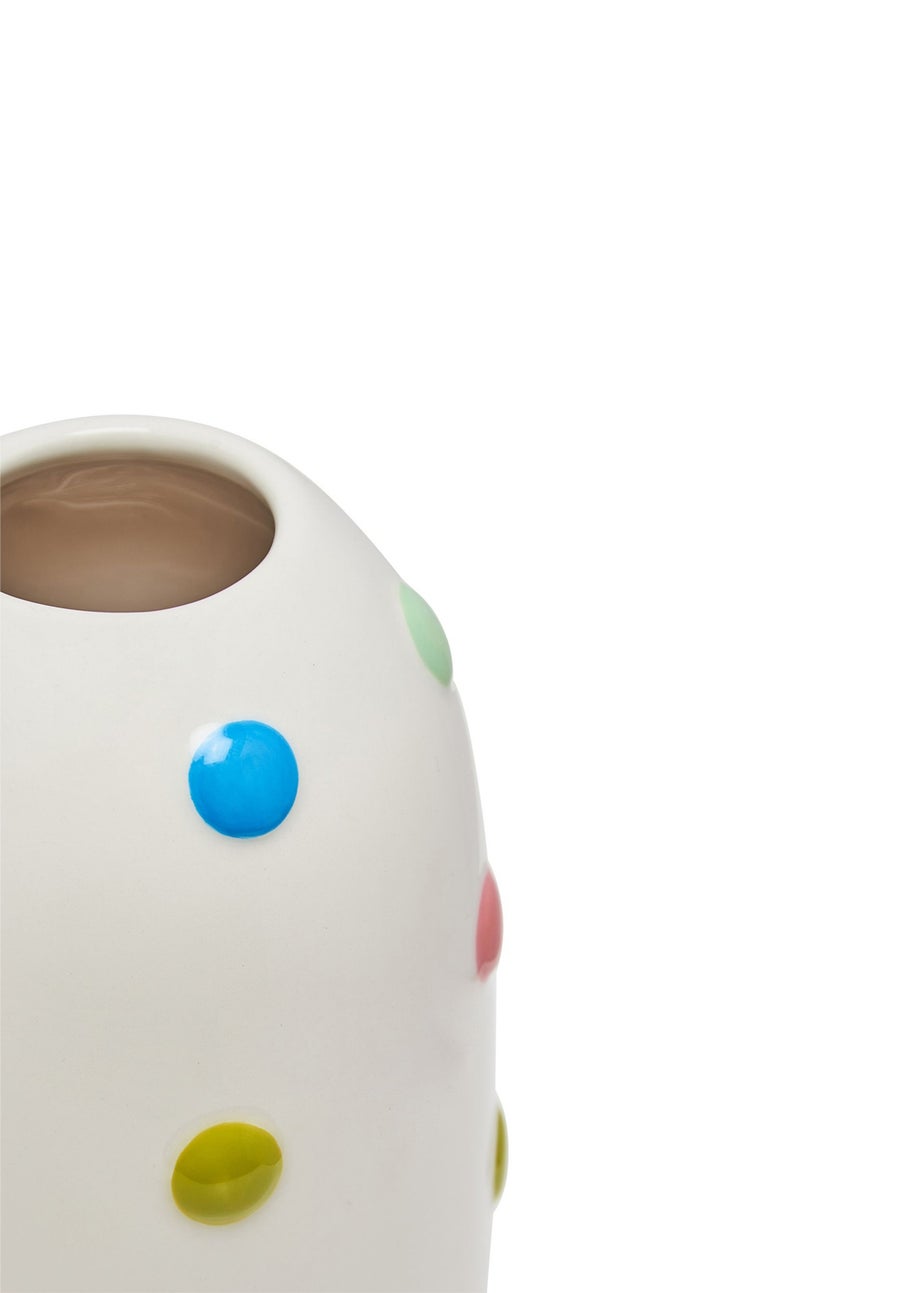 Raspberry Blossom Bobble Multi Coloured Vase