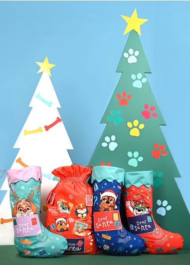 Paw Patrol Dark Blue Christmas Stocking Chase