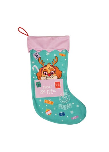 Paw Patrol Turqouise Christmas Stocking Skye