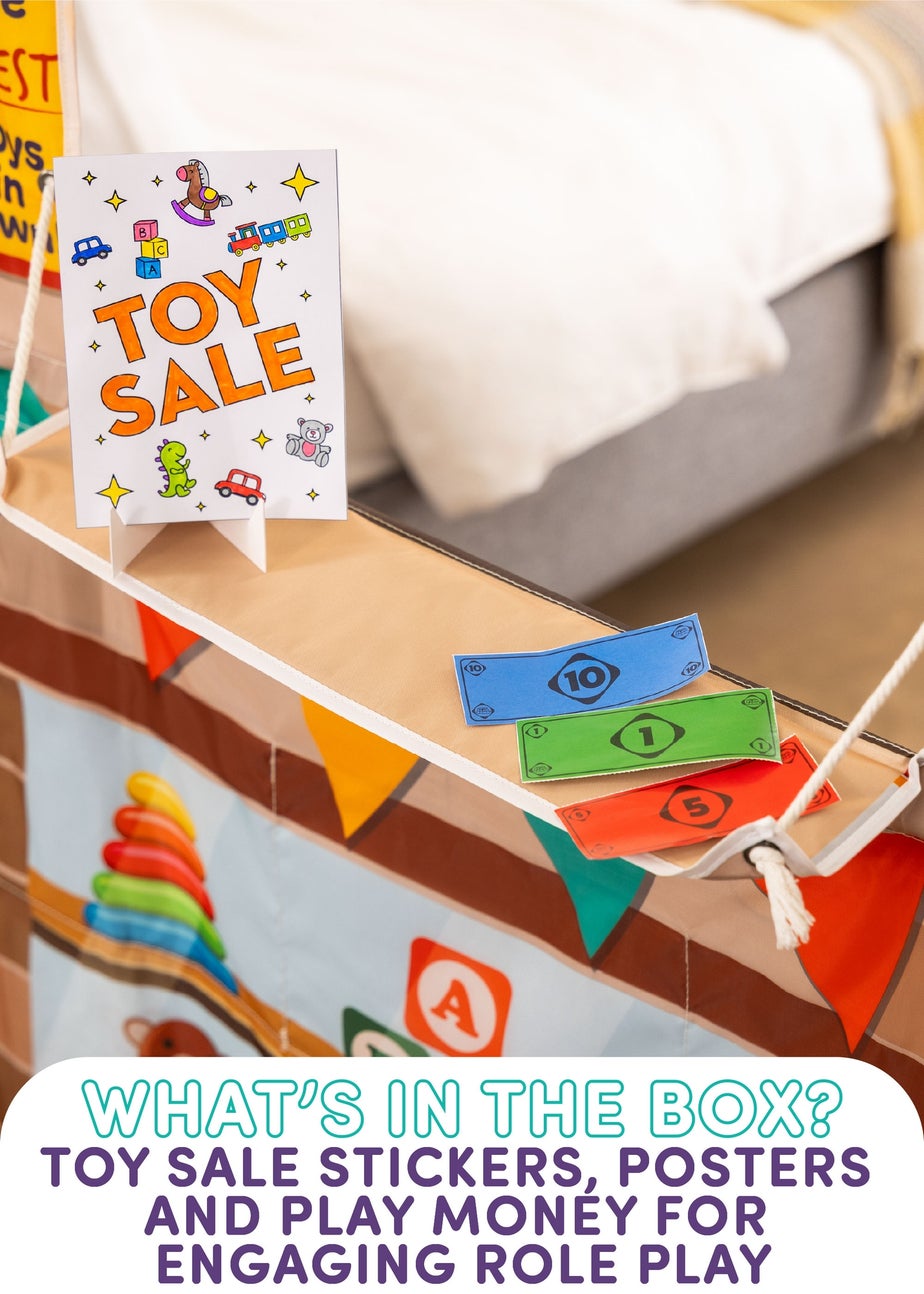 Toyrific Pop up Playtown Toy Shop Multicolour