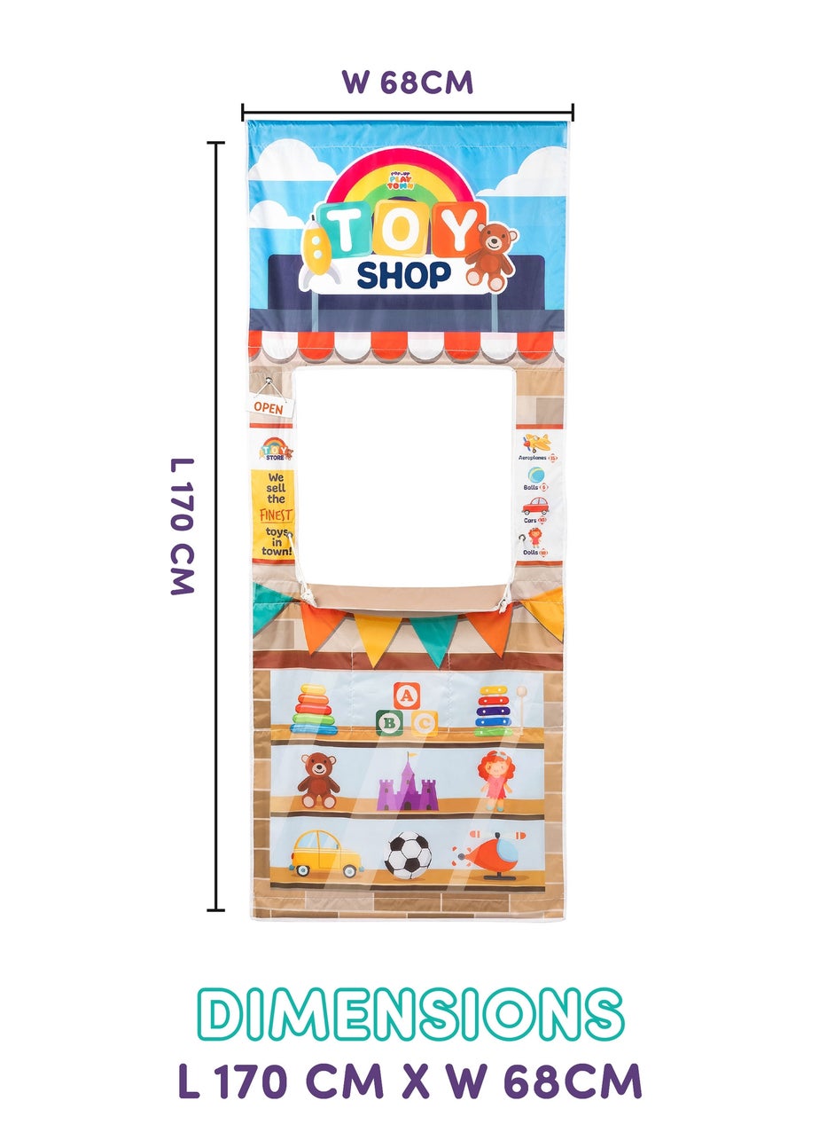 Toyrific Pop up Playtown Toy Shop Multicolour