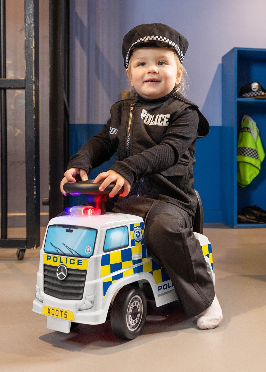 Xootz Mercedes-Benz Police Foot to Floor Ride On White