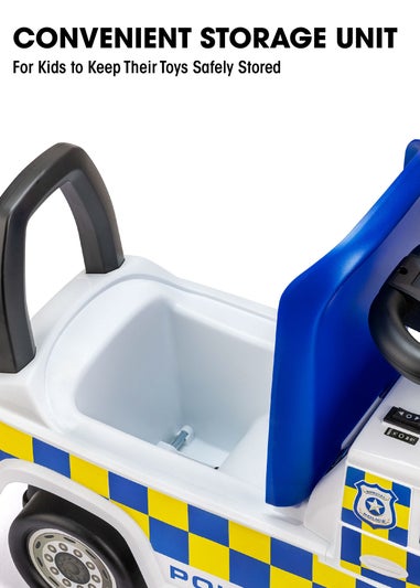 Xootz Mercedes-Benz Police Foot to Floor Ride On White