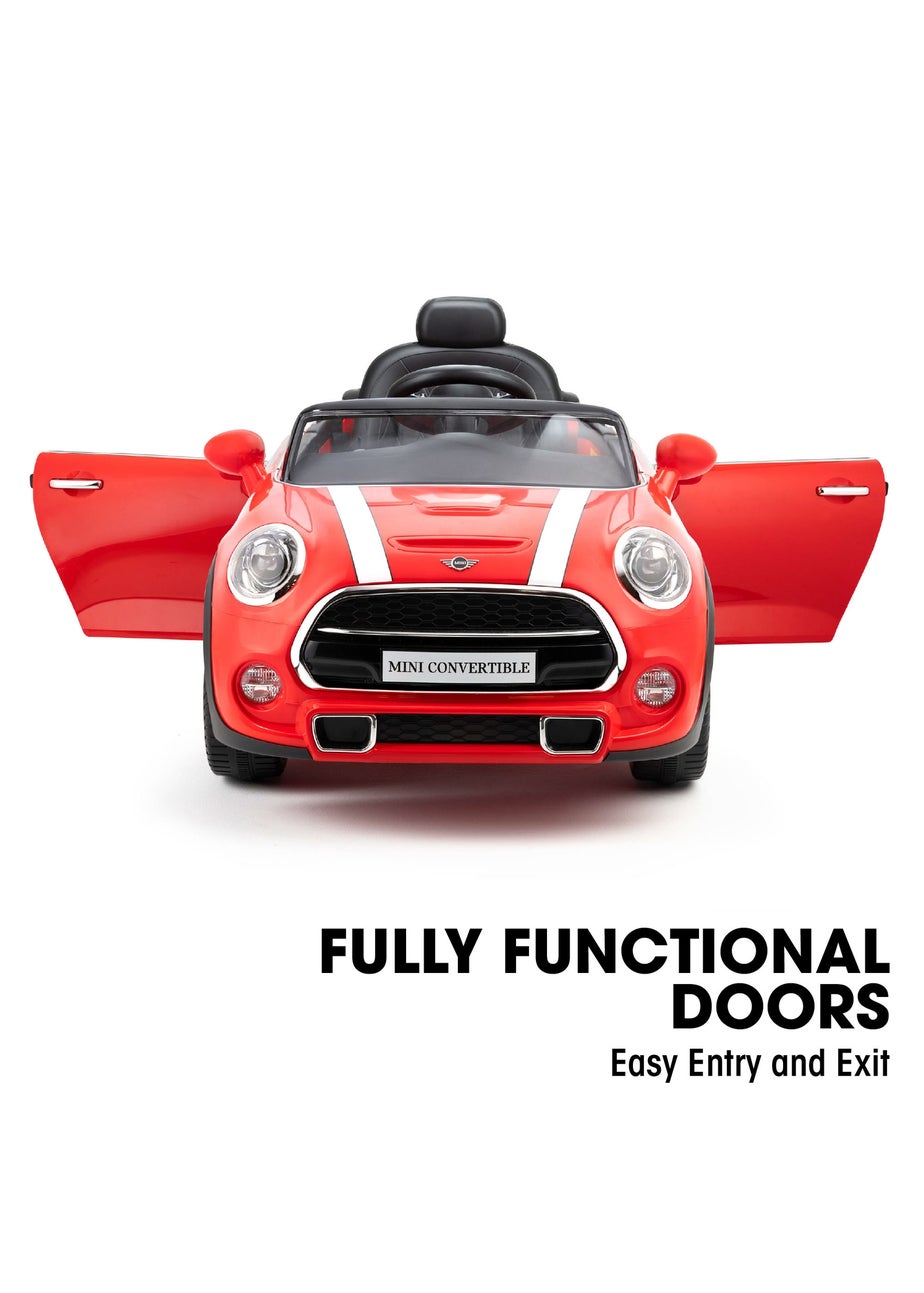 Xootz Mini Cooper Convertible Red