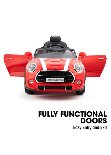 Xootz Mini Cooper Convertible Red