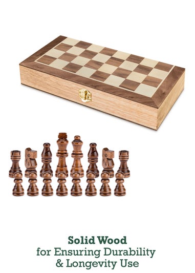 Toyrific Chess Folding Games Board Bown