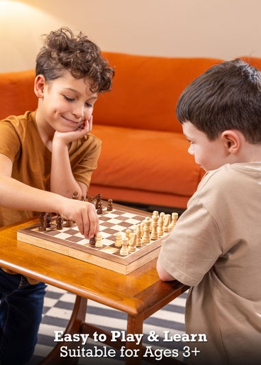 Toyrific Chess Folding Games Board Bown