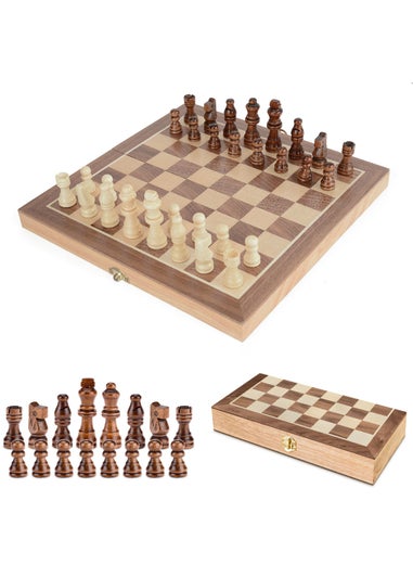 Toyrific Chess Folding Games Board Bown