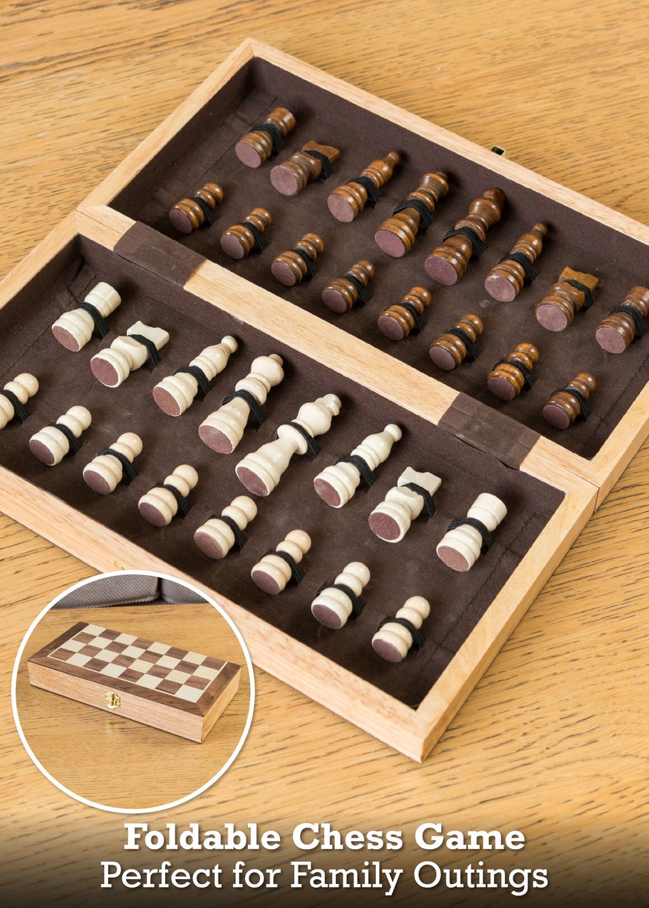Toyrific Chess Folding Games Board Bown