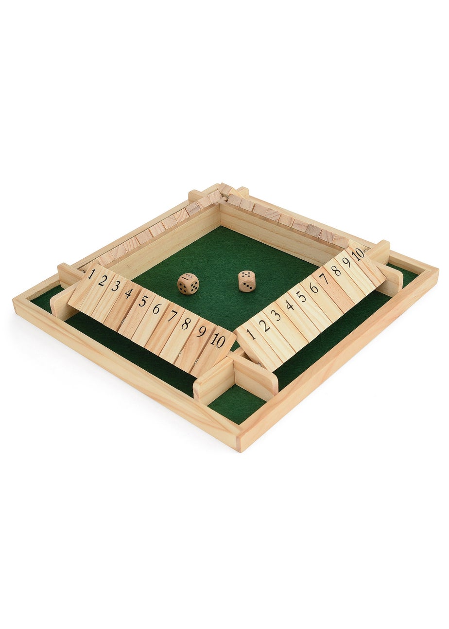 Toyrific 4 Player Shut The Box Brown