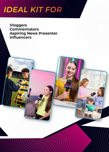 Toyrific Mi Mic Live Media Maker Kit Black