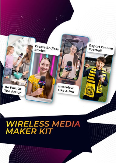 Toyrific Mi Mic Live Media Maker Kit Black