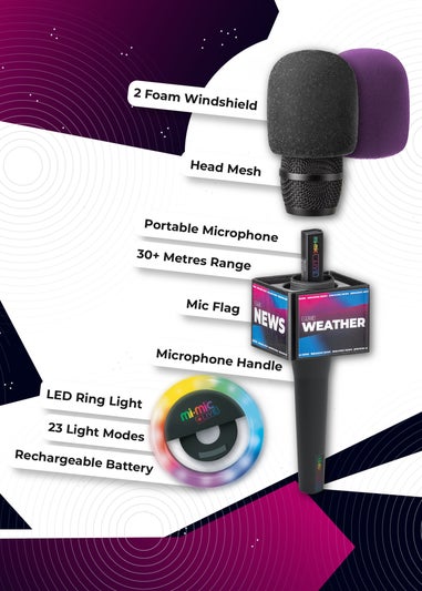 Toyrific Mi Mic Live Media Maker Kit Black