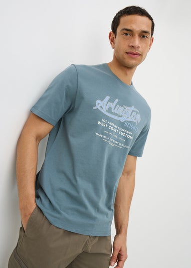 3 Pack Blue Motor Graphic T-Shirts