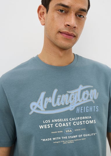 3 Pack Blue Motor Graphic T-Shirts