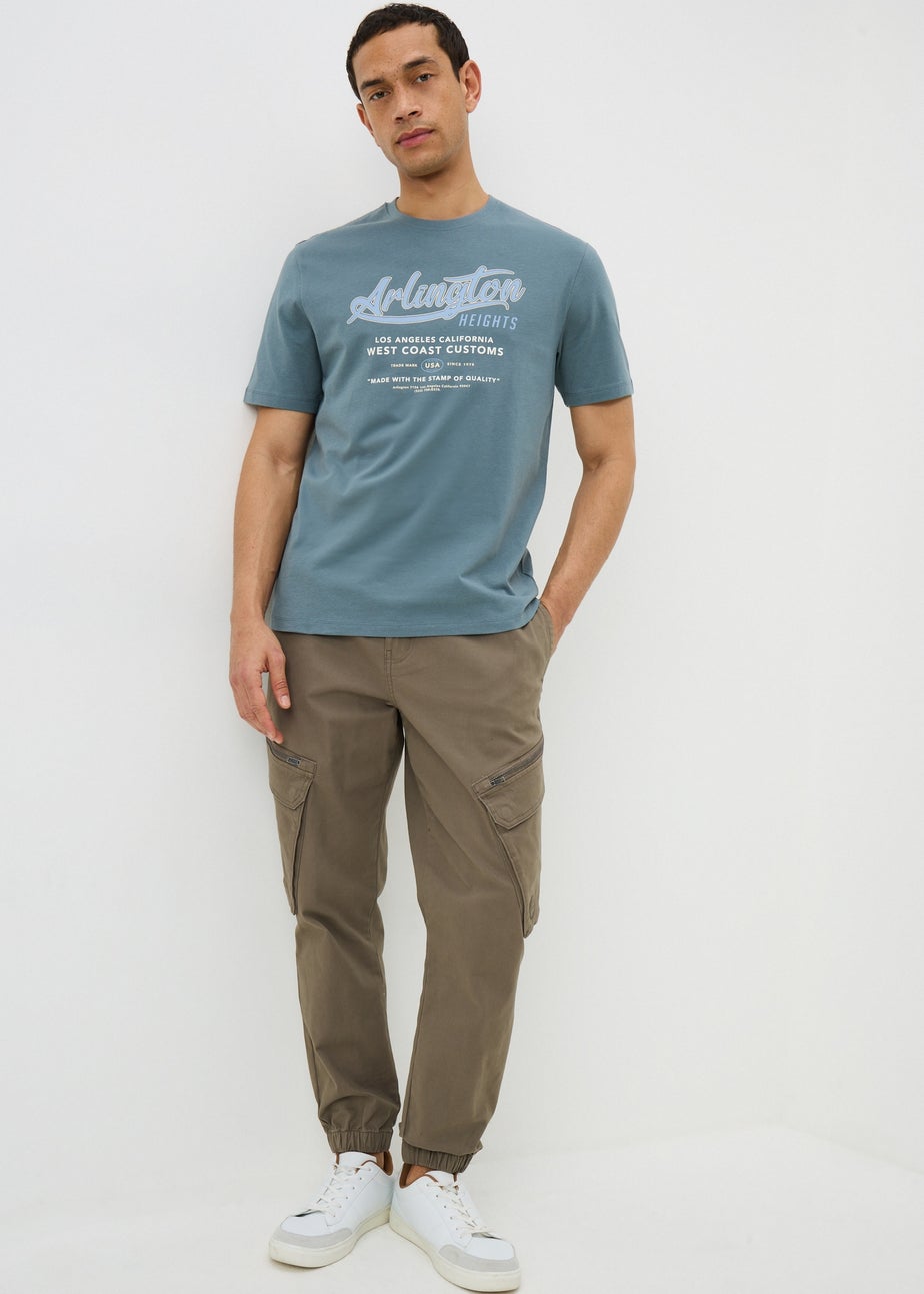 3 Pack Blue Motor Graphic T-Shirts