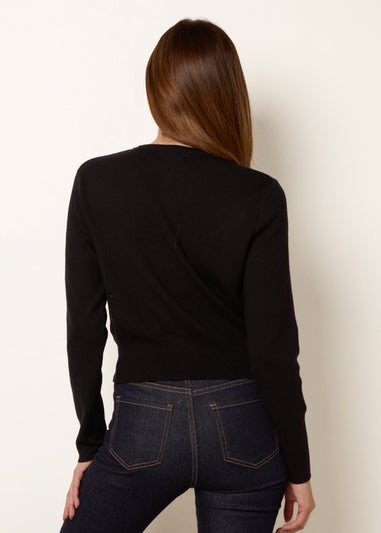 Blue Vanilla Black Gold Buttons Cardigan