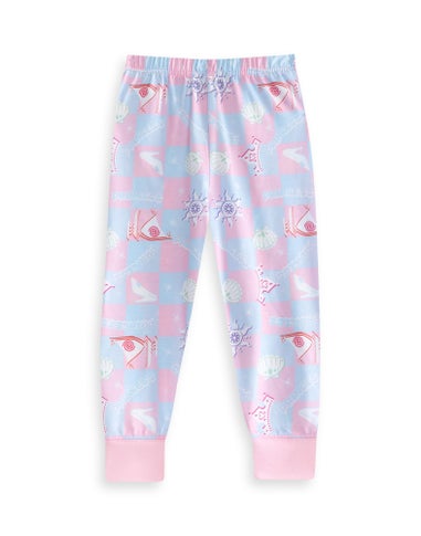 Vanilla Underground Disney Princess Girls Pink Long Pyjama Set (2-10yrs)