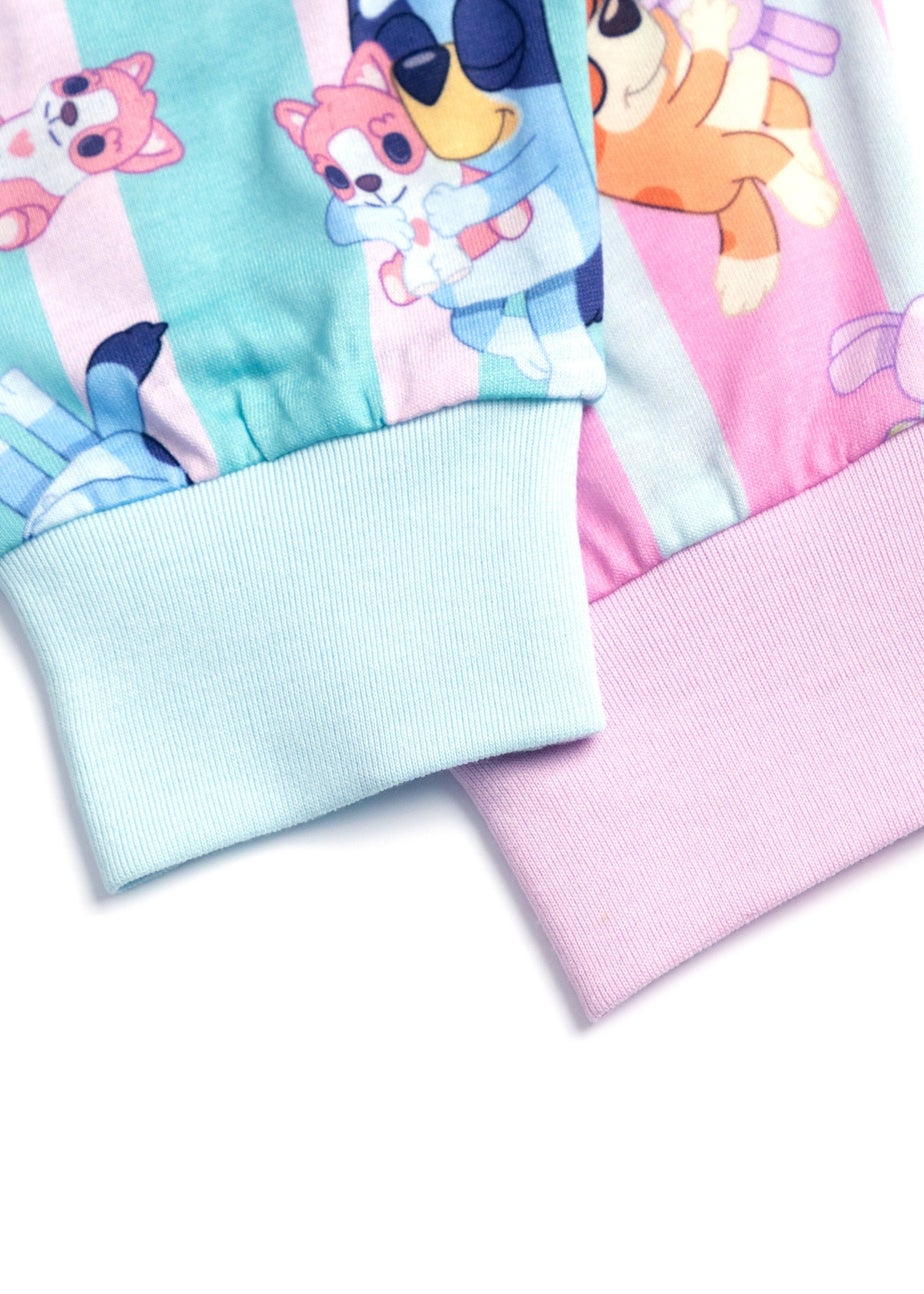 Bluey Character Girls Pink Long Pyjama Set (18mnths-7yrs)
