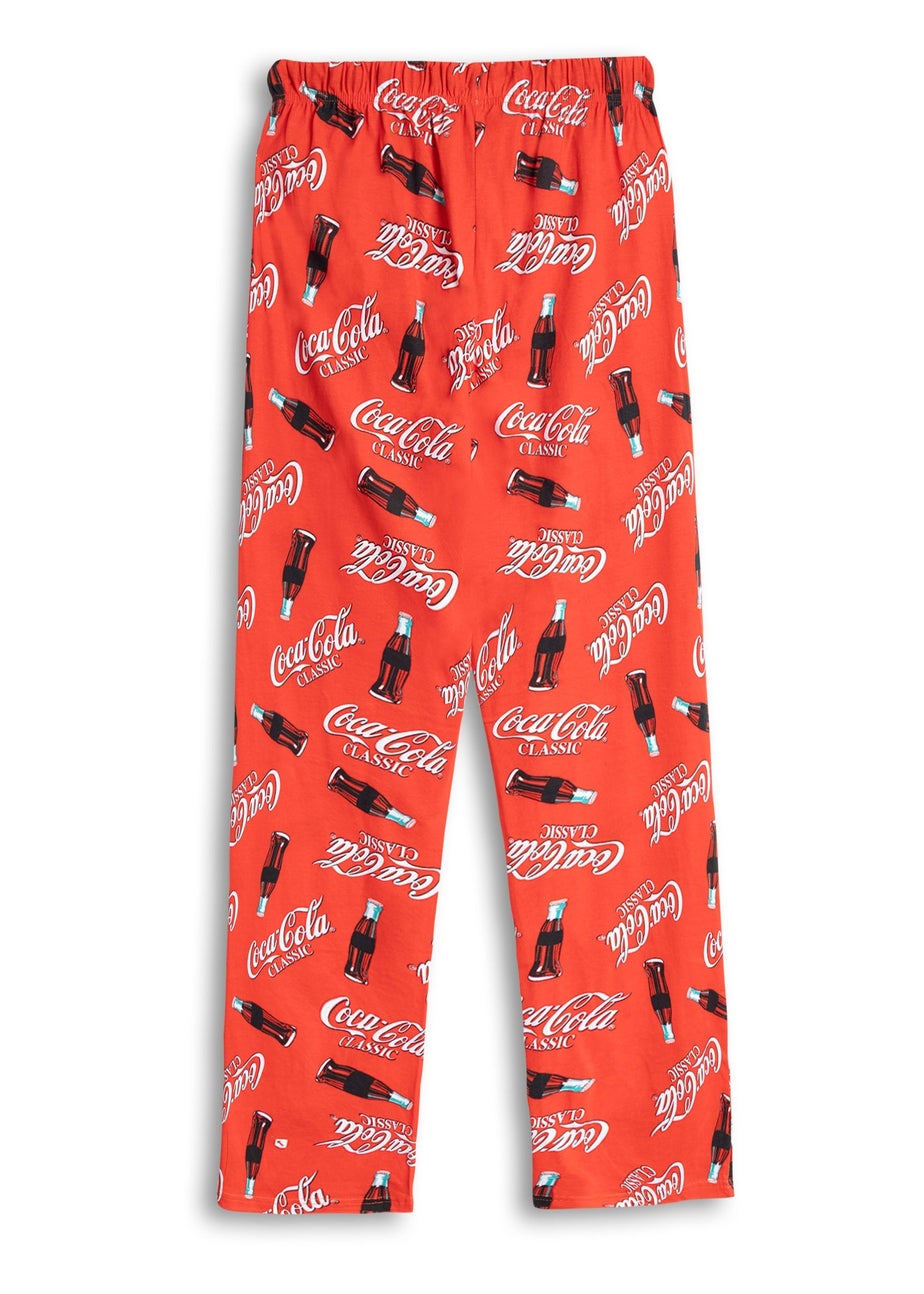 Coca Cola Logo Adults Red Lounge Pants