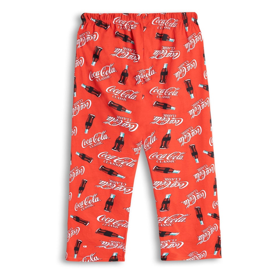 Coca Cola Logo Adults Red Lounge Pants