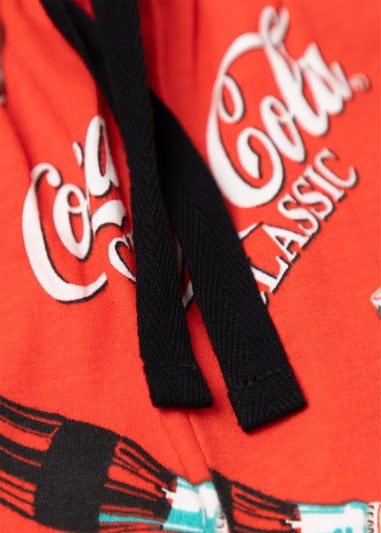 Coca Cola Logo Adults Red Lounge Pants