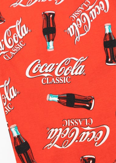 Coca Cola Logo Adults Red Lounge Pants