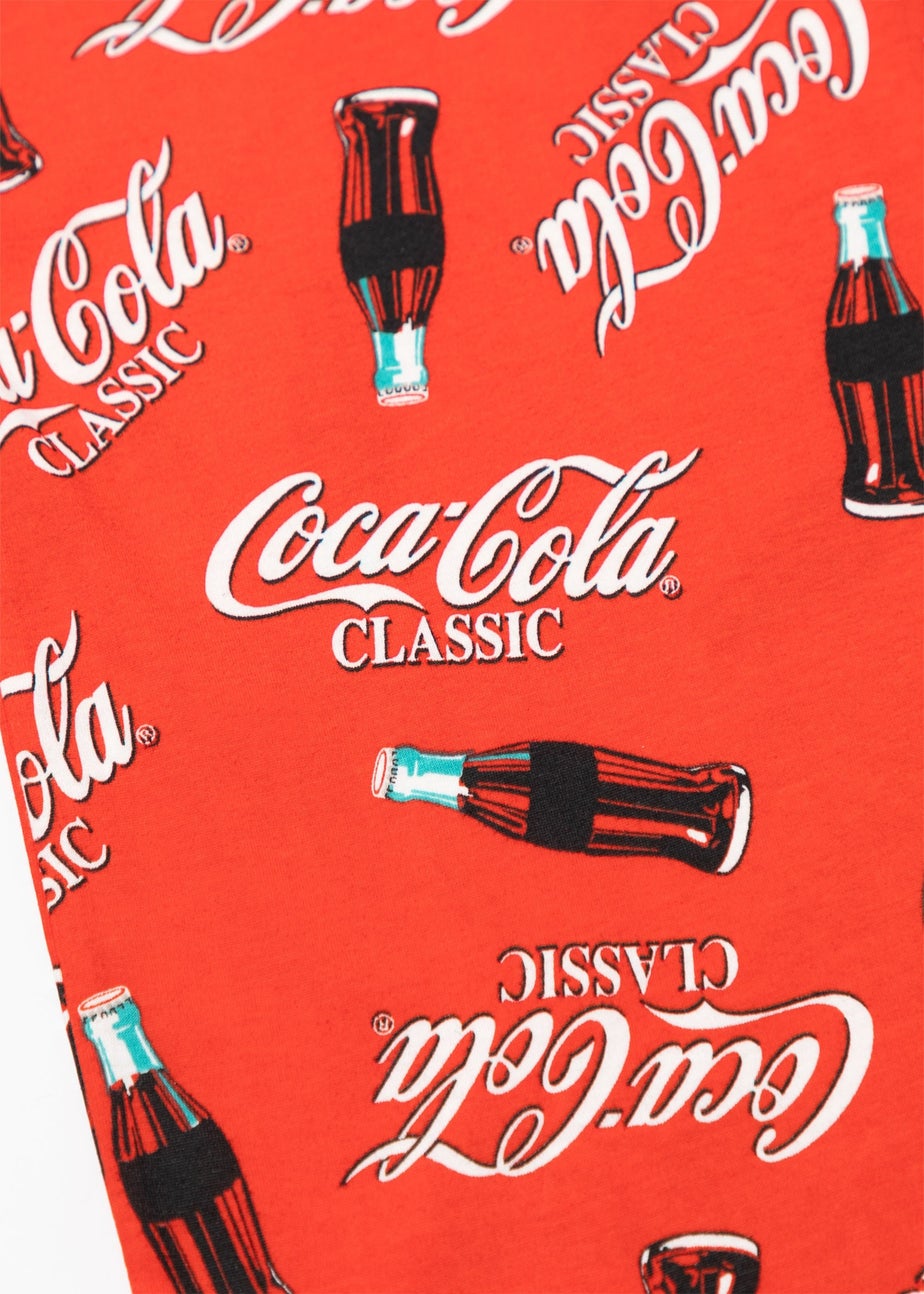 Coca Cola Logo Adults Red Lounge Pants