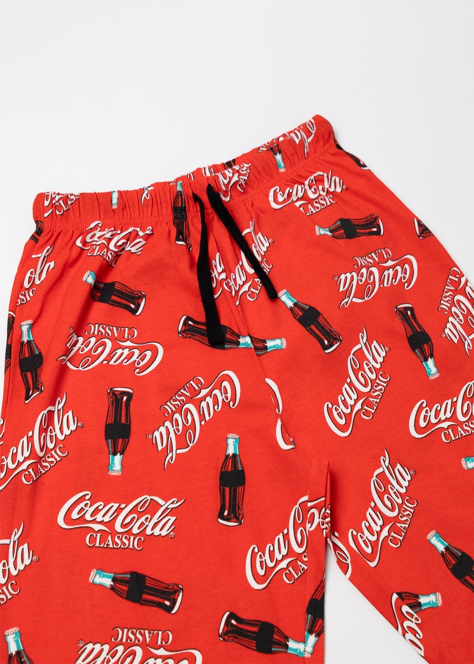 Coca Cola Logo Adults Red Lounge Pants