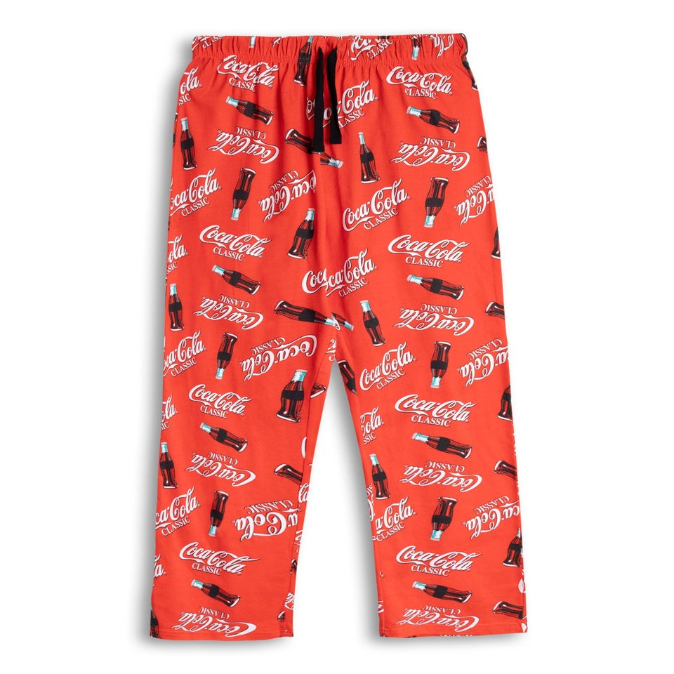 Coca Cola Logo Adults Red Lounge Pants
