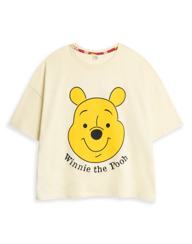Vanilla Underground Disney Winnie The Pooh Adults Multicoloured Short Sleeve Pyjama Set