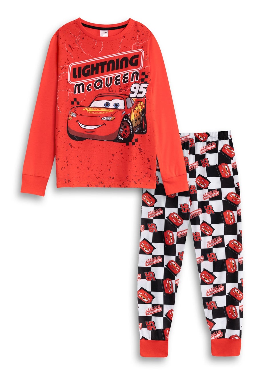 Disney Cars Kids Red Long Pyjama Set (5-14yrs)